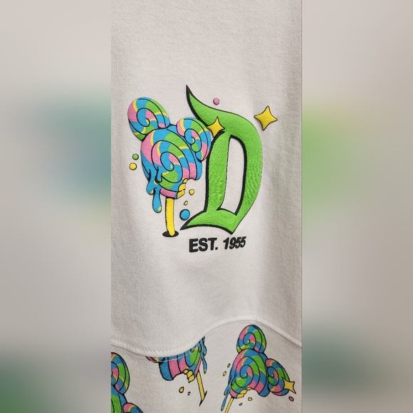 *NWT* Disneyland Eats Sz SMALL Treats Mickey Lollipop Lolipop Spirit Jersey NEW - Picture 3 of 11